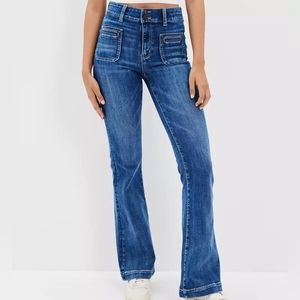 18 LONG - AEO Curvy Super High Rise Flare Jean